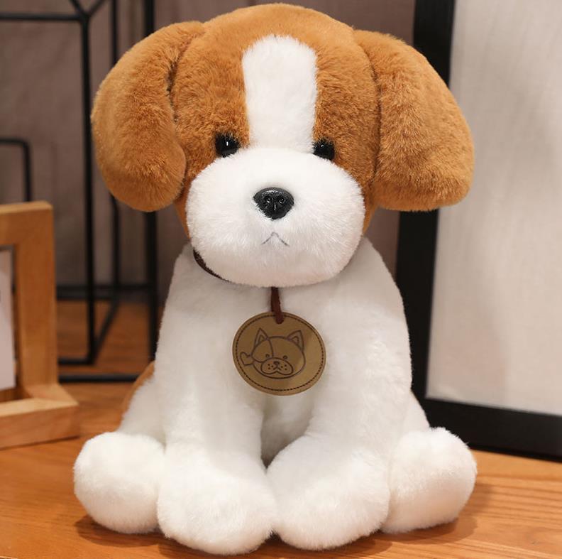 Супермилая плюшевая игрушка в виде шнауцера, чихуахуа и хаски, реалистичная плюшевая собачка. 10