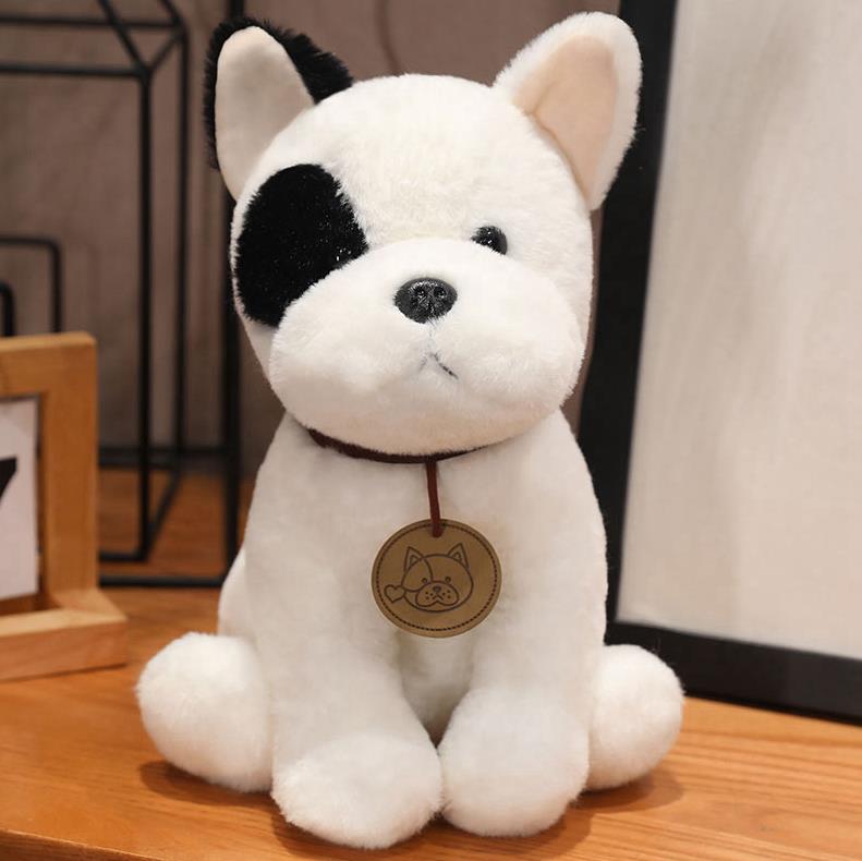 Супермилая плюшевая игрушка в виде шнауцера, чихуахуа и хаски, реалистичная плюшевая собачка. 13