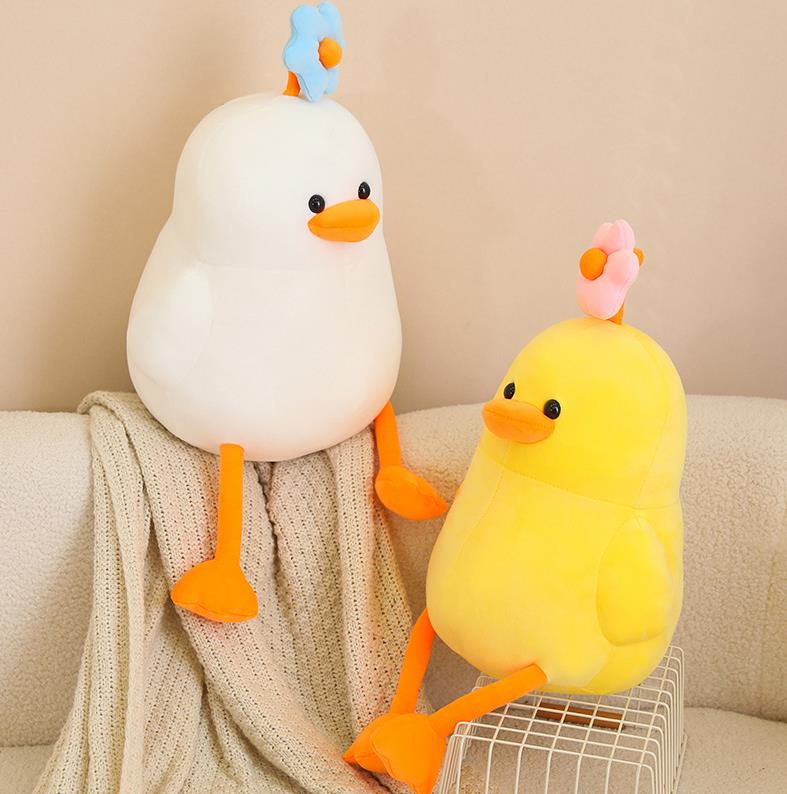 Lovely Yellow Dukc Stuffed Animal Toys Plush Duck Toy Pillow Kids Doll Plushie 10
