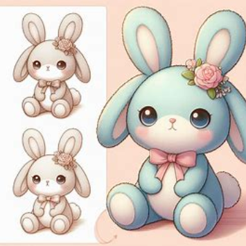 Custom stuffed plush toy custom bunny doll keychain plush pillow with company logo embroidered. 5