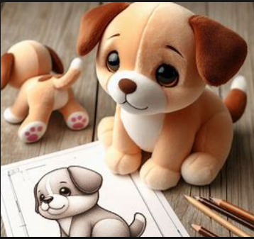 Juguete de peluche personalizado, muñeco de cachorro personalizado, llavero de almohada de peluche con el logotipo de la empresa bordado.1 4