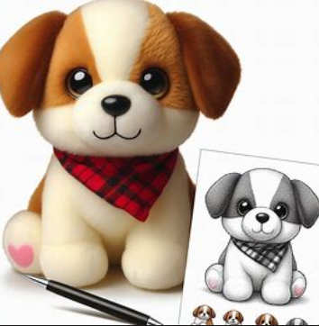 Juguete de peluche personalizado, muñeco de cachorro personalizado, llavero de almohada de peluche con el logotipo de la empresa bordado.1 3