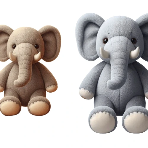 Factory Price Bulk Stuffed Animal Toys Custom Plush Animal Realistic Plush Toys Elephant 1
