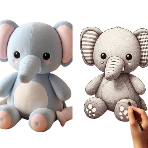 Manufacturer Low MOQ Stuffed Animal Zoo Toys Plush Custom Cute Giant Elephant Plush 10