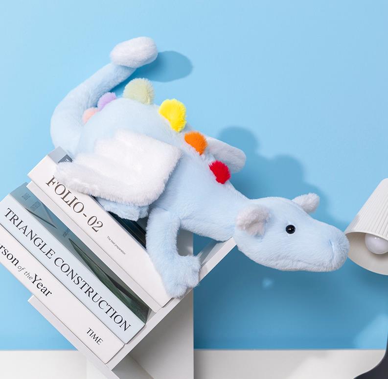 Big Size Flying Dragon Plush Toy Colourful Stuffed Dragon Dolls Plush Pillow 10