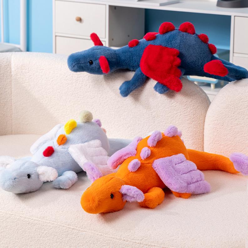 Big Size Flying Dragon Plush Toy Colourful Stuffed Dragon Dolls Plush Pillow 7