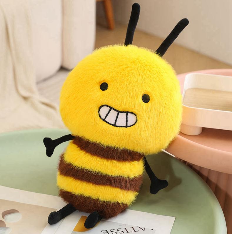 Peluche abeille mignonne et adorable, personnalisée et conçue pour les enfants 11