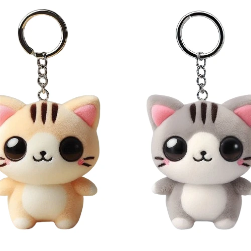 Logo Embroidery Company Promotional Stuffed Animal Keychain Plush Toy Bear Plush Keychain Custom 1