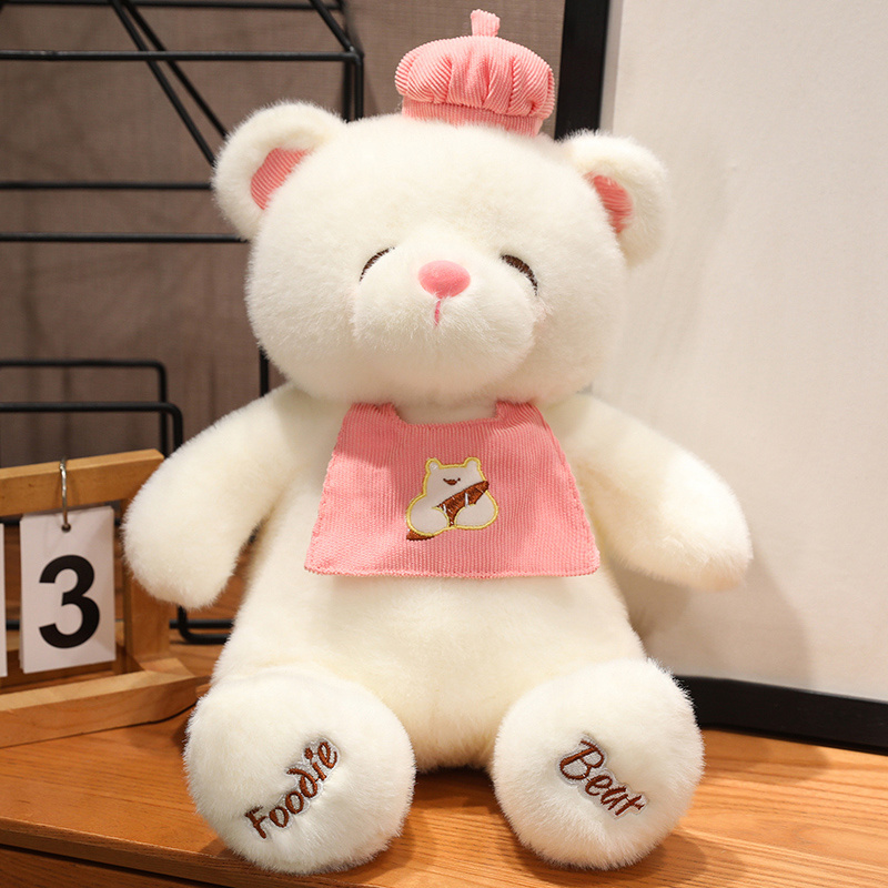 Stuffed teddy bear plush stuffed cute animal toys baking bear for kids 2