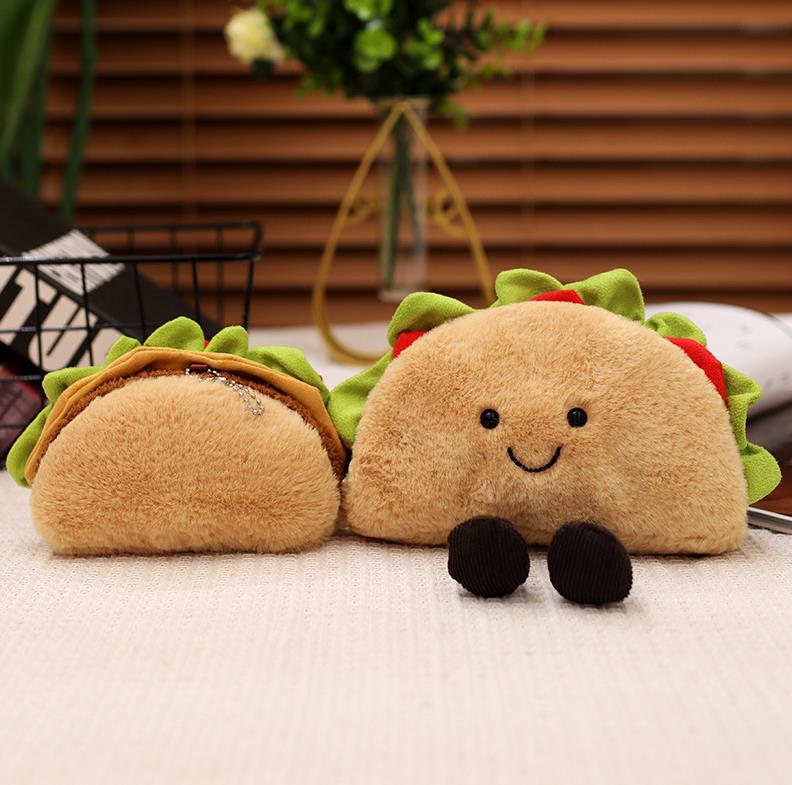 Custom Made Kid Stuff Reversible Soft Stuffed Doll Plushies Manufacturer Custom Sandwich Plush Toy 8