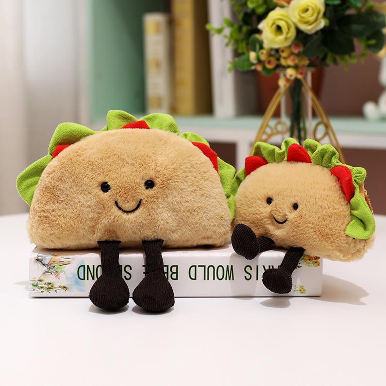 Custom Made Kid Stuff Reversible Soft Stuffed Doll Plushies Manufacturer Custom Sandwich Plush Toy 11