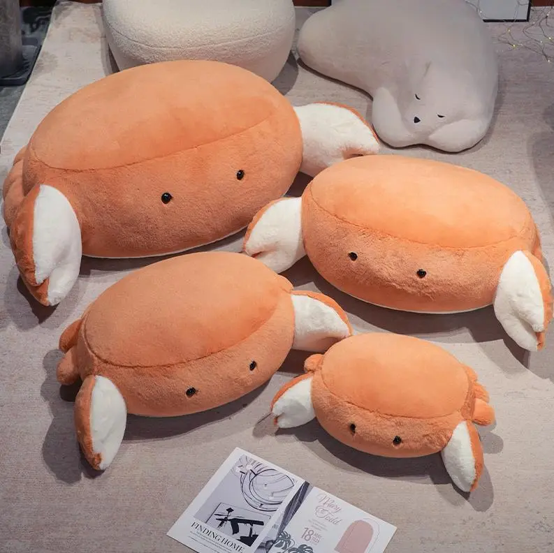 Custom Stuffed Crab Toys Soft Sea Animals High Quality Sleeping Pillow Baby Home Cushio For Kids 1