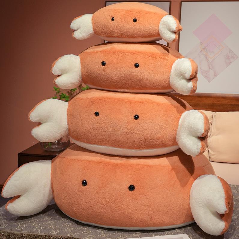 Custom Stuffed Crab Toys Soft Sea Animals High Quality Sleeping Pillow Baby Home Cushio For Kids 12
