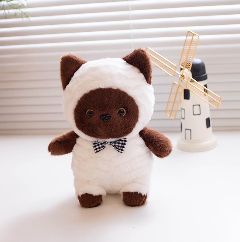 Recién llegado, peluche de gato, juguetes de peluche, decoración del hogar, regalo de cumpleaños, lindos muñecos de gato, almohada 13