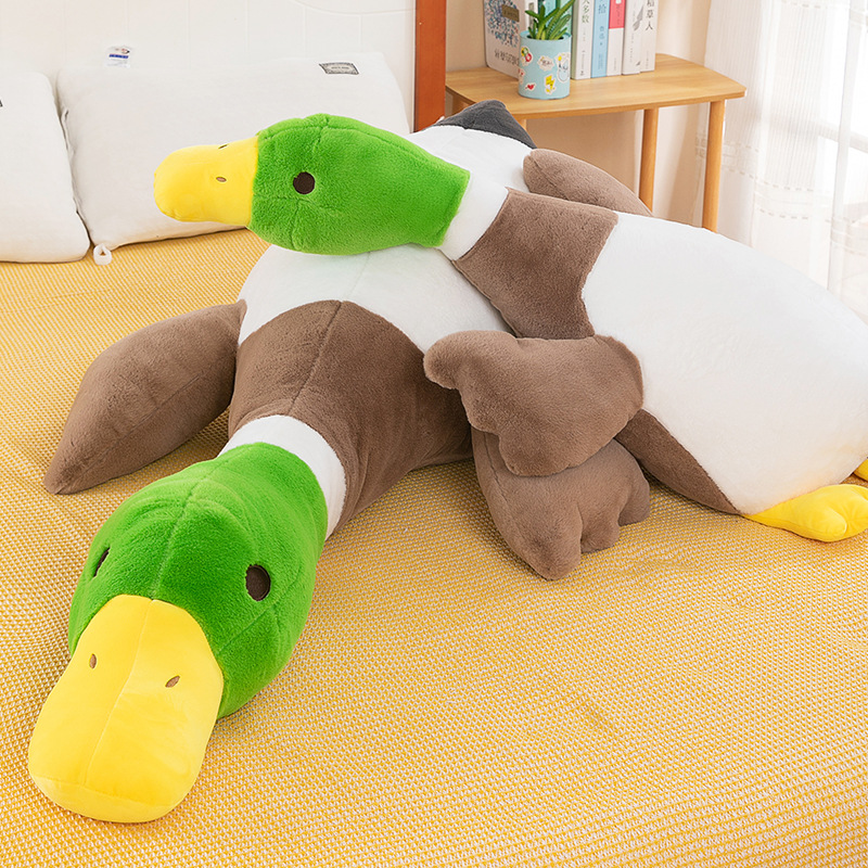 Детская подушка для сна, мягкая плюшевая игрушка, изготовленная на заказ, плюшевая уточка, минимальный объем заказа. 9