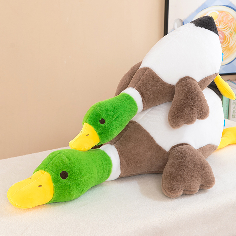 Детская подушка для сна, мягкая плюшевая игрушка, изготовленная на заказ, плюшевая уточка, минимальный объем заказа. 11