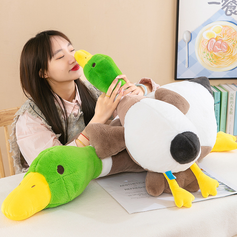 Детская подушка для сна, мягкая плюшевая игрушка, изготовленная на заказ, плюшевая уточка, минимальный объем заказа. 10