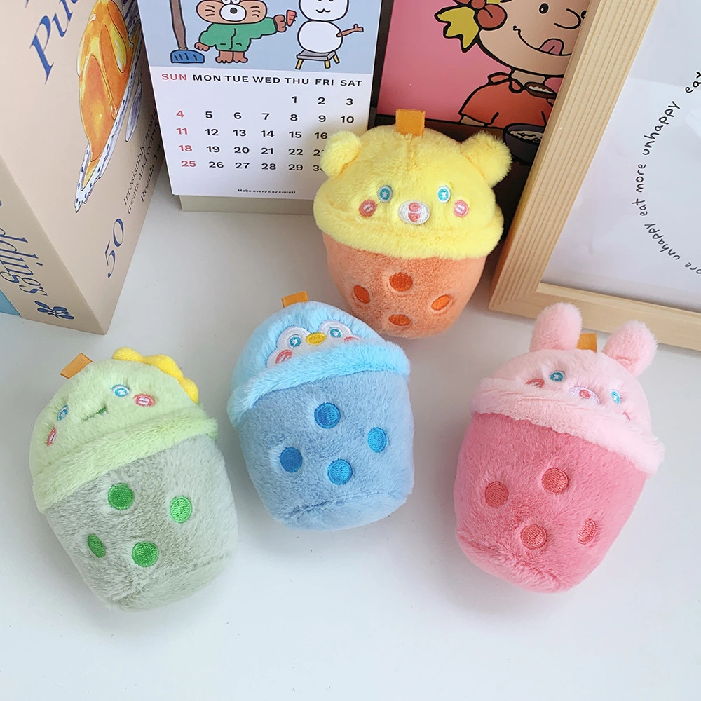 Wholesale Milk Tea Boba Stuffed Animal Keychain Plush Toy Custom Plush Soft Toys 1