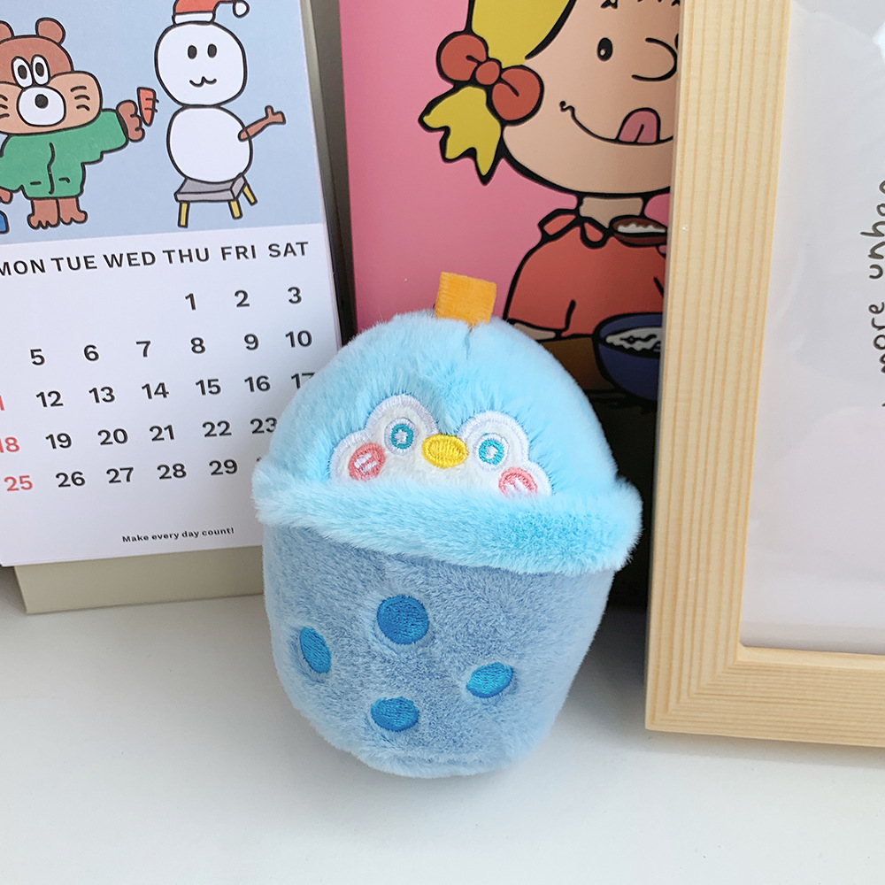 Wholesale Milk Tea Boba Stuffed Animal Keychain Plush Toy Custom Plush Soft Toys 8
