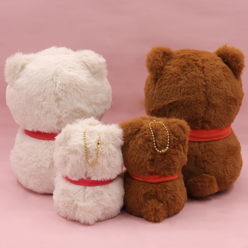 Kawaii Plush Keychain Custom Dressing Cat Plush Keychain Shark Cat Plush 9