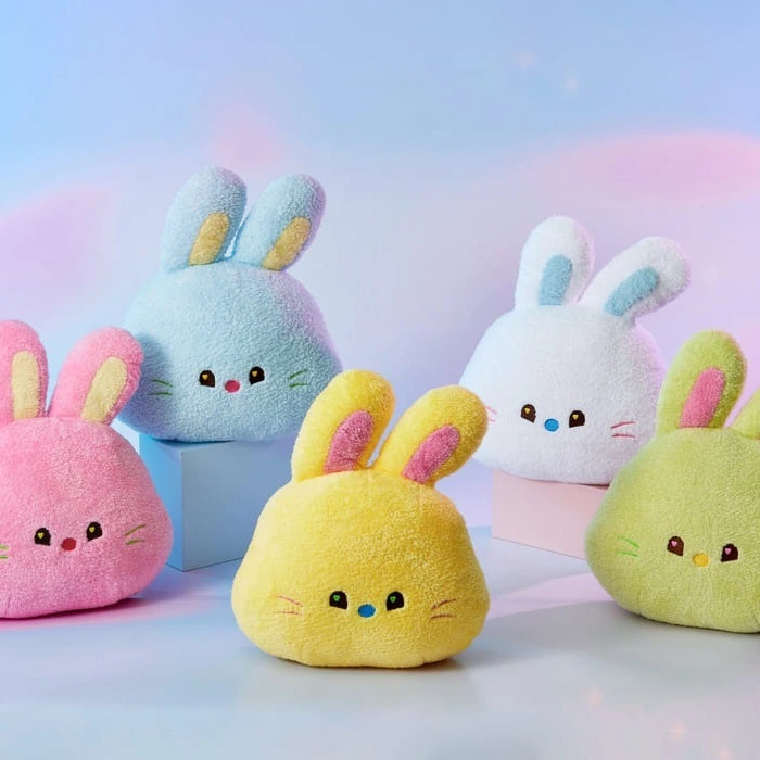 Easter Cute Throw Pillows for Home Decoration Stuffed Animal Rabbit Pillows Custom Plush Pillow 1