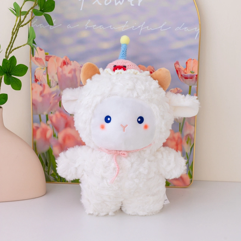 Eco friendly Custom Cute Stuffed Sheep plush doll beautiful doll for gift 1