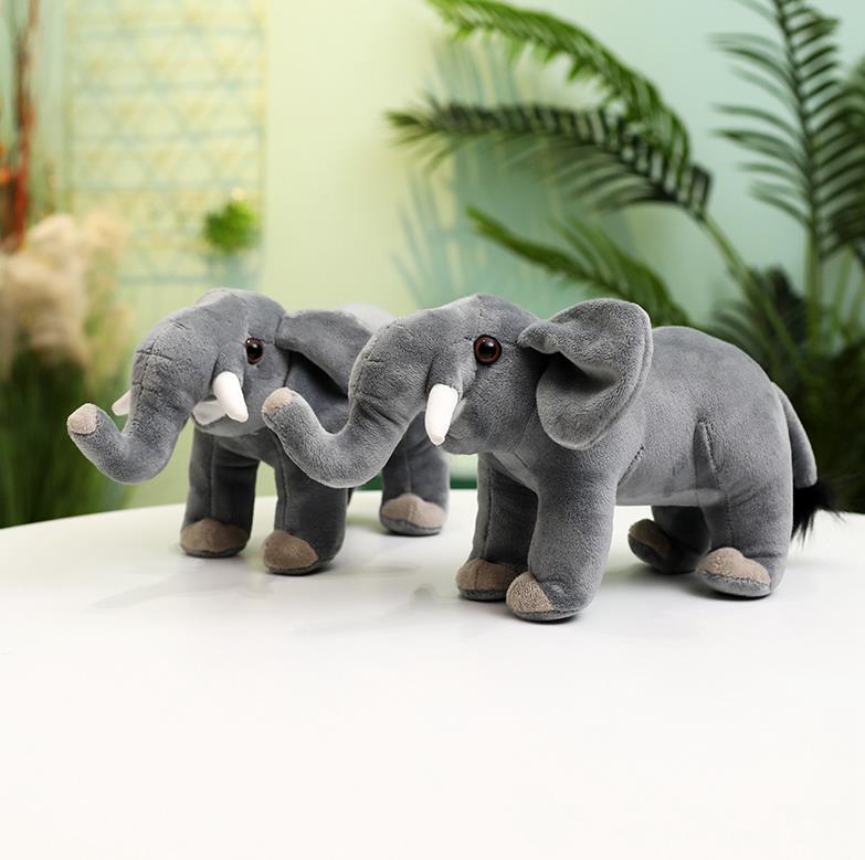 Peluche personnalisée éléphant d'Afrique, peluche réaliste éléphant debout 9