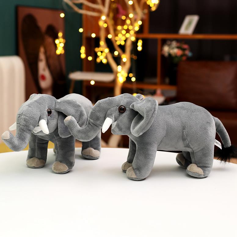 Peluche personnalisée éléphant d'Afrique, peluche réaliste éléphant debout 8