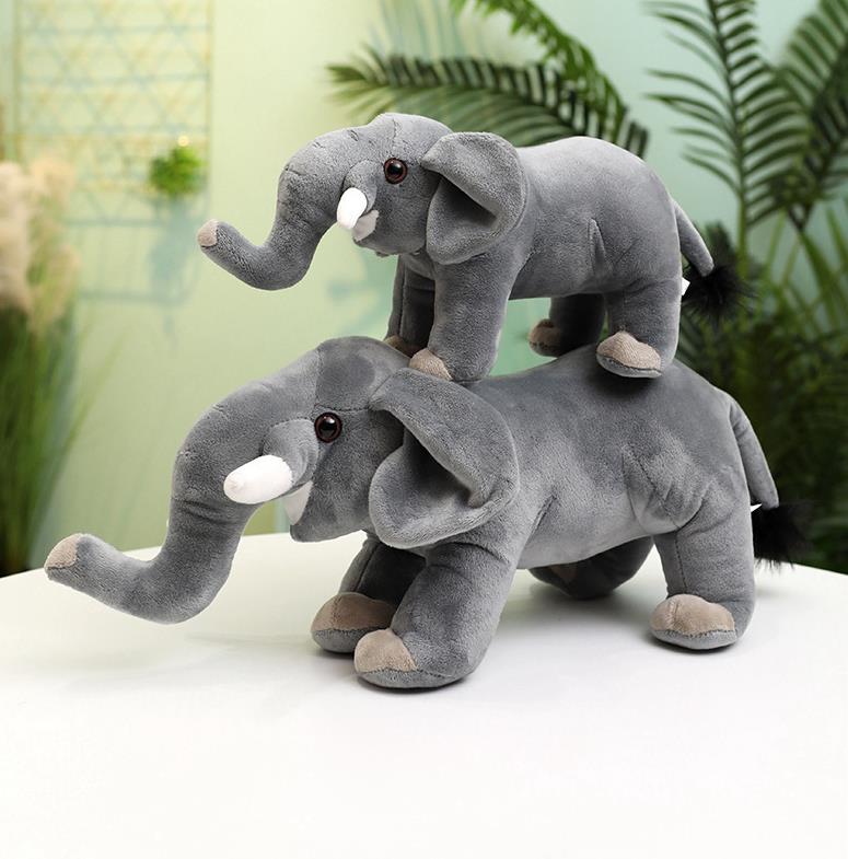 Peluche personnalisée éléphant d'Afrique, peluche réaliste éléphant debout 11