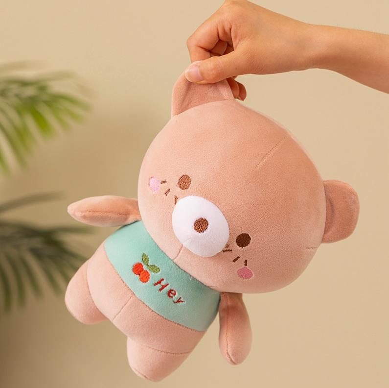 Мягкая плюшевая игрушка в виде мультяшной куколки, забавная плюшевая кукла, кукла-бородатая девочка, игрушка для игрового автомата, подарок. 11