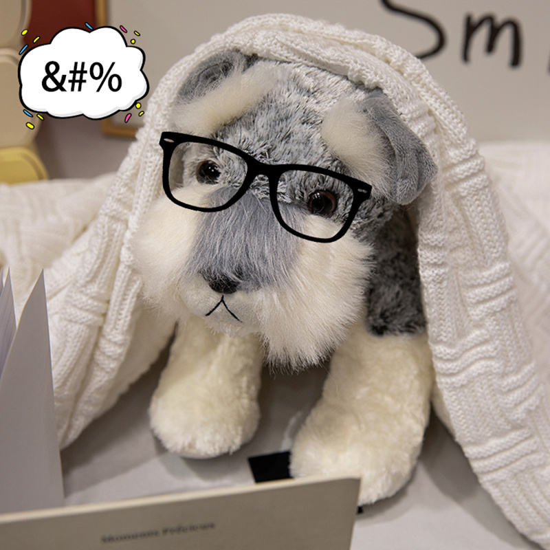 Stuffed puppy bag animal toy plush cute toys dog 3