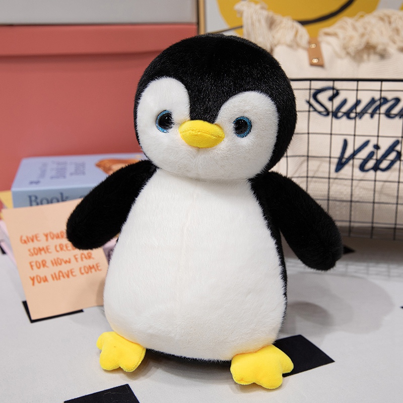 Eco Friendly Luminous Custom cute Penguin stuffed animals pillow 3