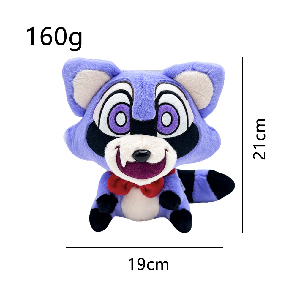 New Games Doll Plush Custom Anime Plush Raccoon Indigo Park Plush 8