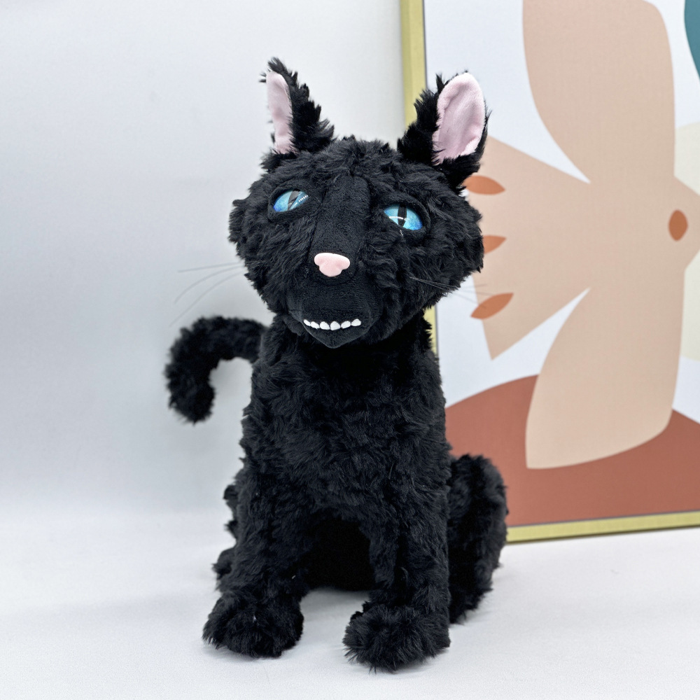 Black Cat Soft New Toys Custom Plush Cat Carolina Cat Plush 11