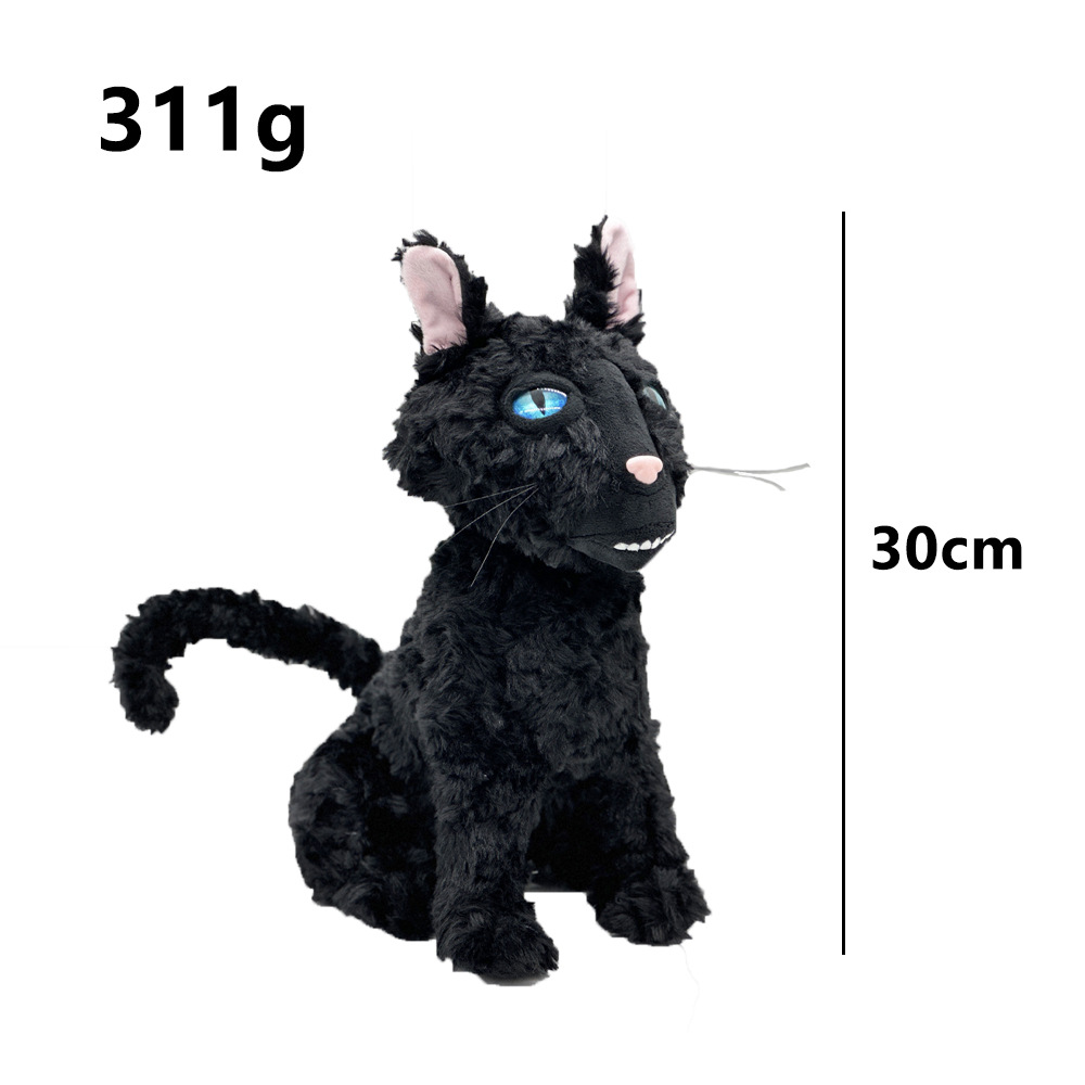 Black Cat Soft New Toys Custom Plush Cat Carolina Cat Plush 8