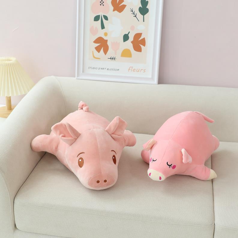 Plush Sleepy Pig Toys Soft Cute Pillow Super Soft Stuffed Animal Pig Dolls 8