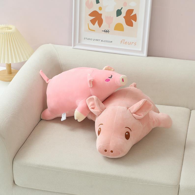 Plush Sleepy Pig Toys Soft Cute Pillow Super Soft Stuffed Animal Pig Dolls 9