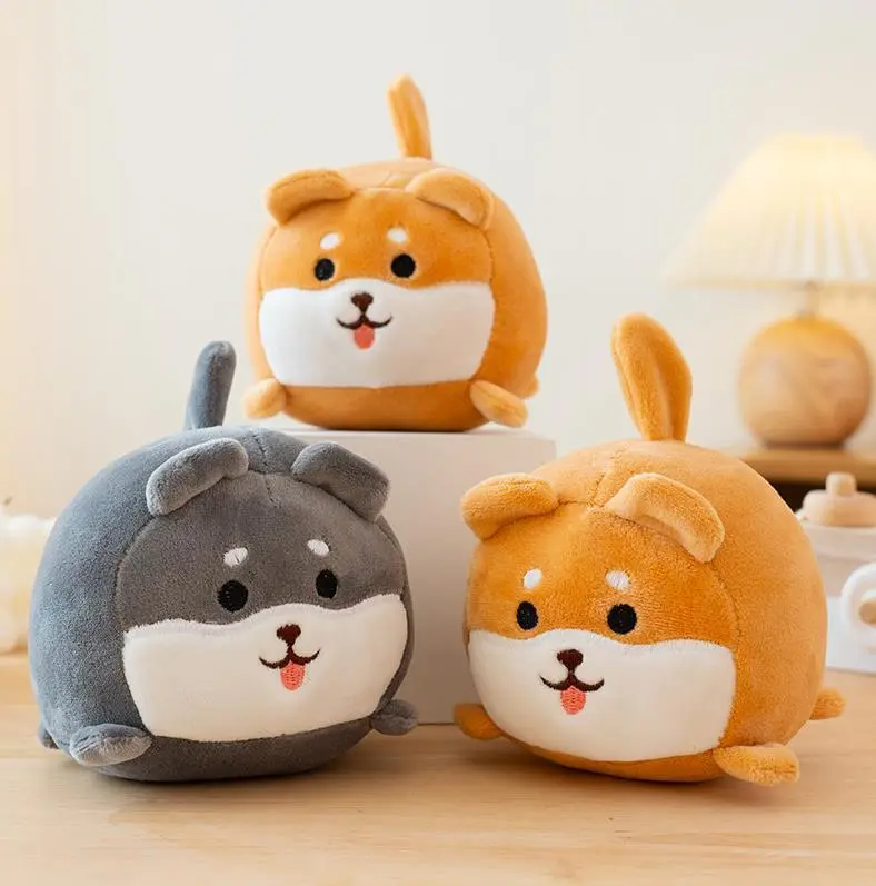 Новая миниатюрная плюшевая игрушка в виде милого щенка сиба-ину, корги или хаски. 1