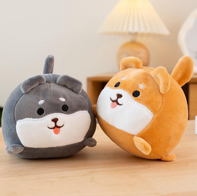 Новая миниатюрная плюшевая игрушка в виде милого щенка сиба-ину, корги или хаски. 19