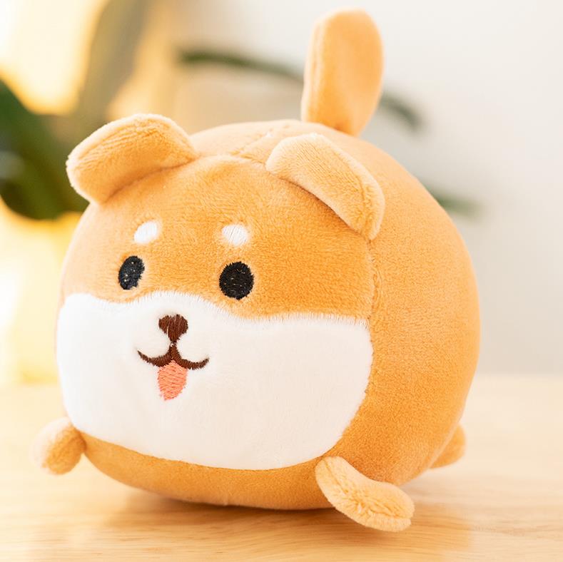 Новая миниатюрная плюшевая игрушка в виде милого щенка сиба-ину, корги или хаски. 22