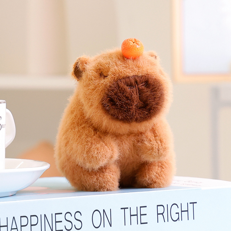 Custom plush toy cute Guinea pig plush keychain interesting stuffed toys 2