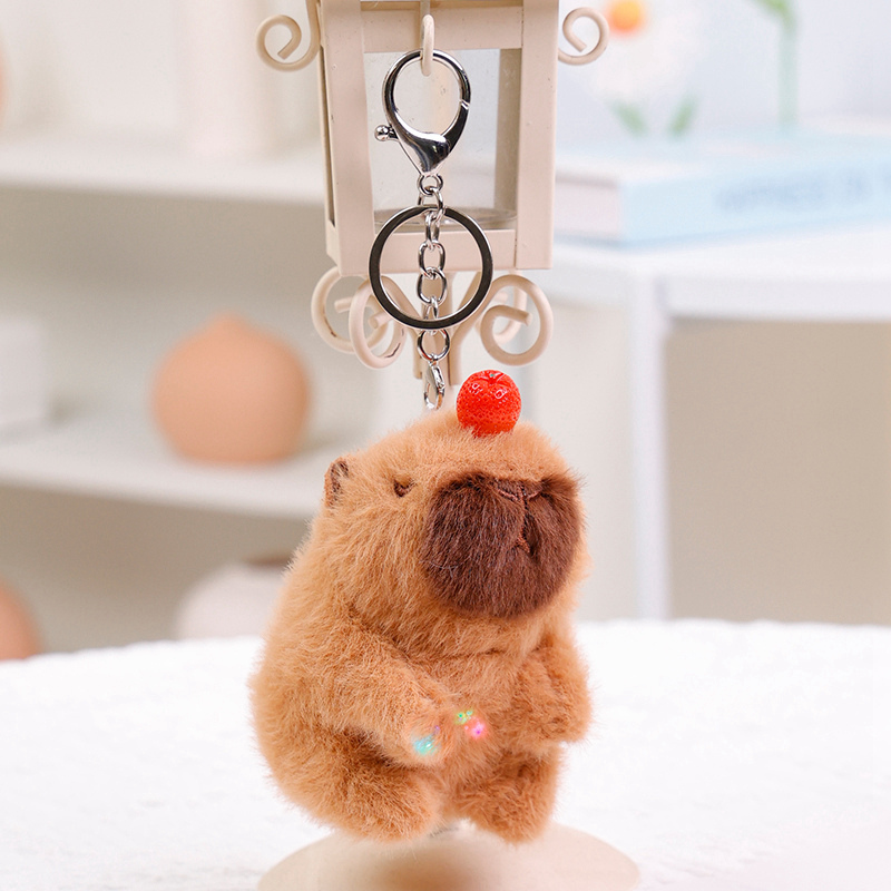 Custom plush toy cute Guinea pig plush keychain interesting stuffed toys 4