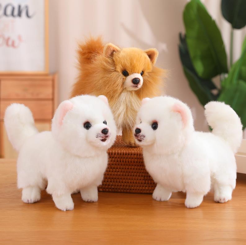 Прекрасная, изготовленная на заказ, мягкая плюшевая игрушка в виде японской собаки породы сиба-ину, реалистичная белая собачка. 10