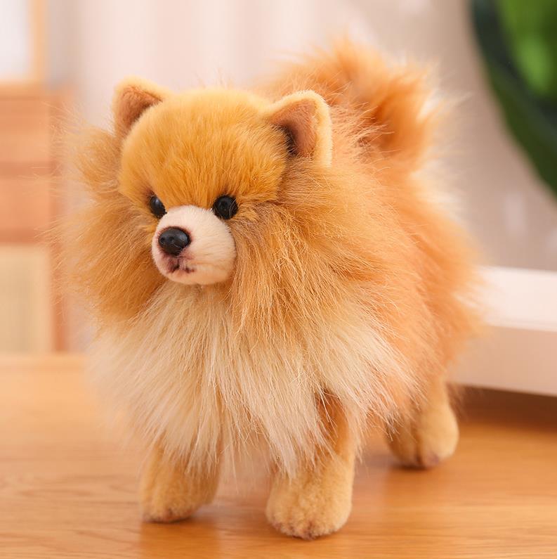Прекрасная, изготовленная на заказ, мягкая плюшевая игрушка в виде японской собаки породы сиба-ину, реалистичная белая собачка. 12