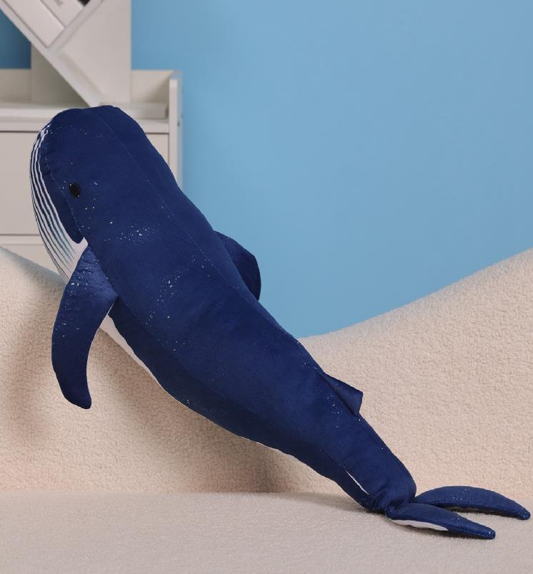 Llavero de almohada de peluche de ballena personalizado, animales de peluche a granel, hermosos diseños, ballena bebé azul de peluche. 9