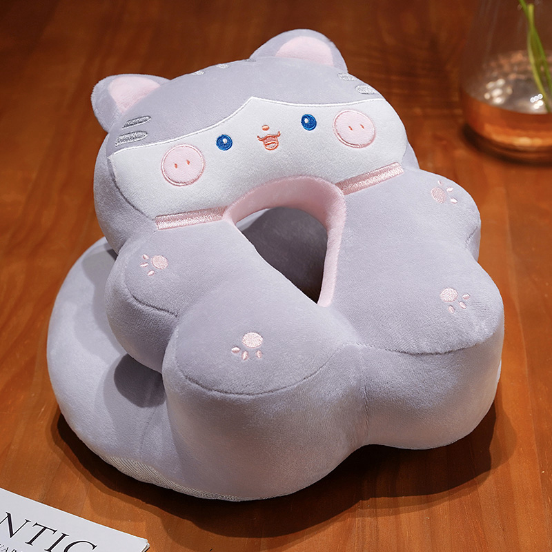 Stuffed cute animal plush neck pillow comfortable travelling pillow1 2