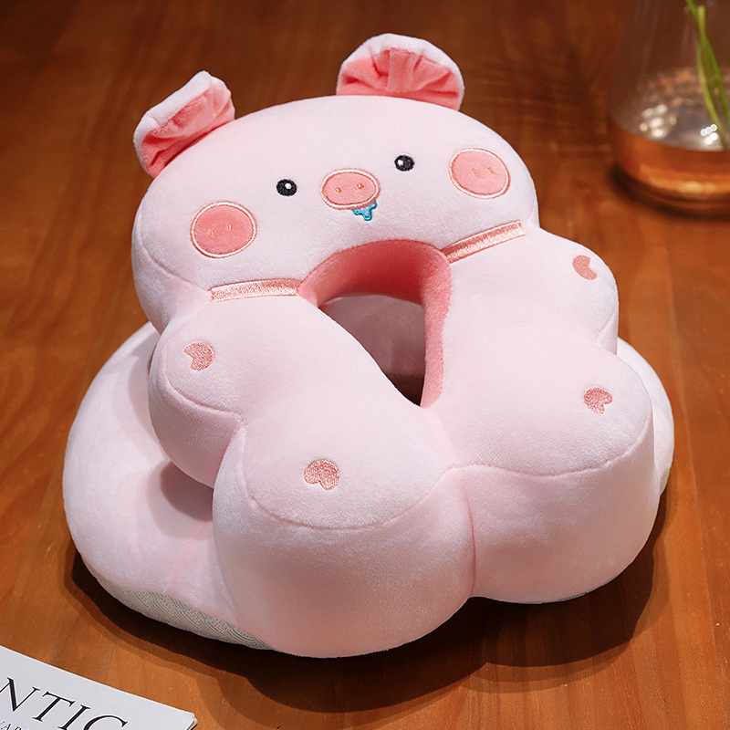Stuffed cute animal plush neck pillow comfortable travelling pillow1 3