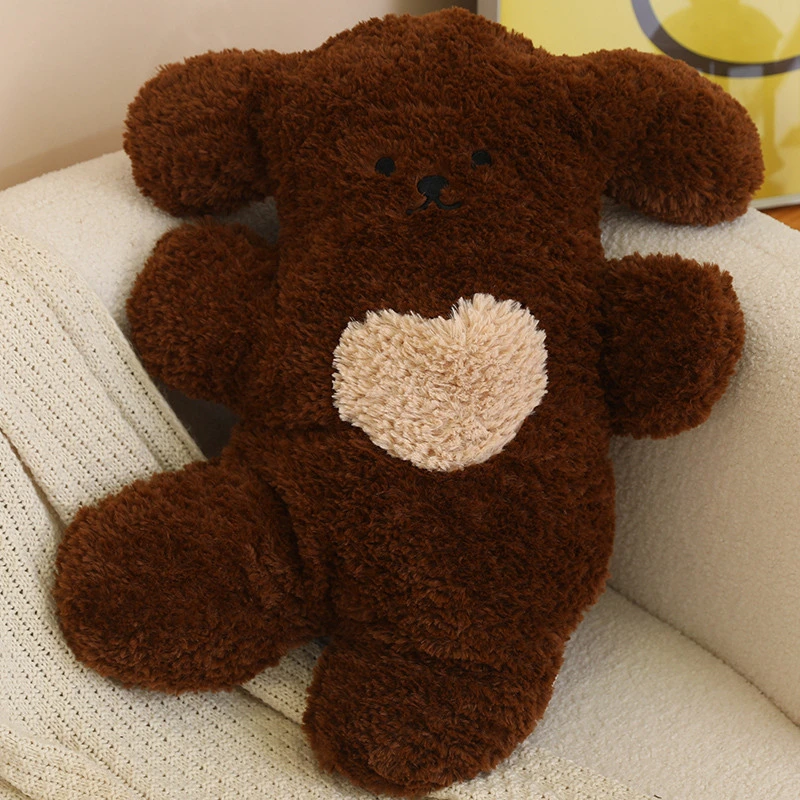 Stuffed puppy bag animal toy plush cute dog pillow 1