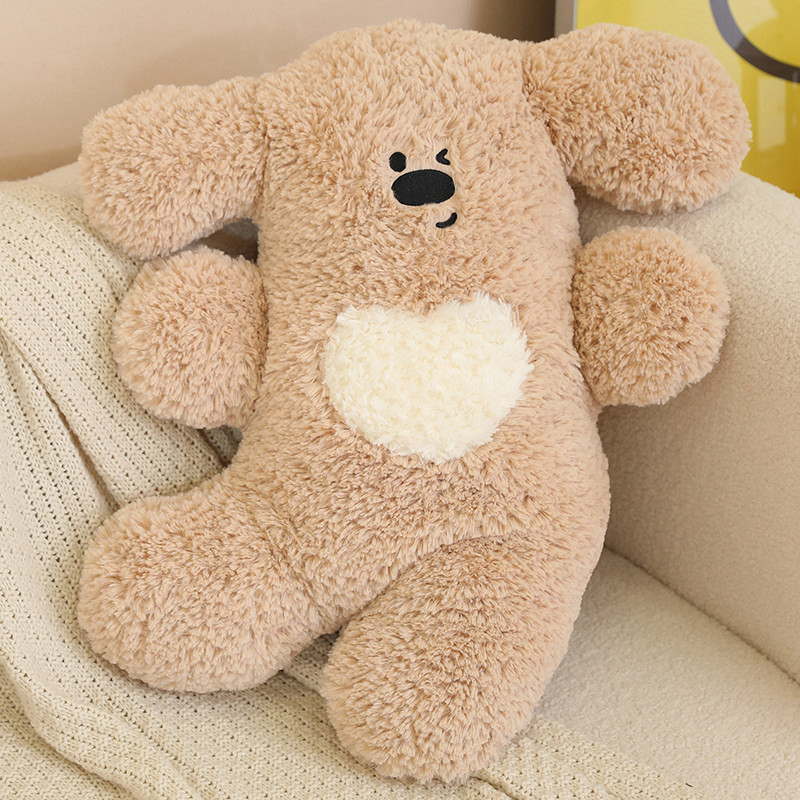 Stuffed puppy bag animal toy plush cute dog pillow 3