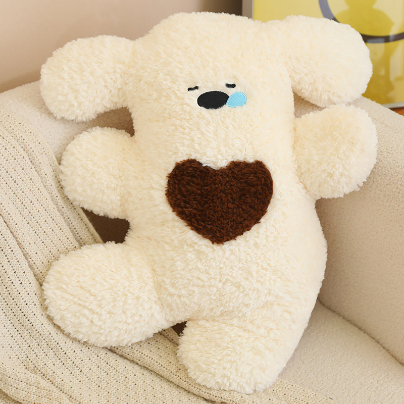 Stuffed puppy bag animal toy plush cute dog pillow 4